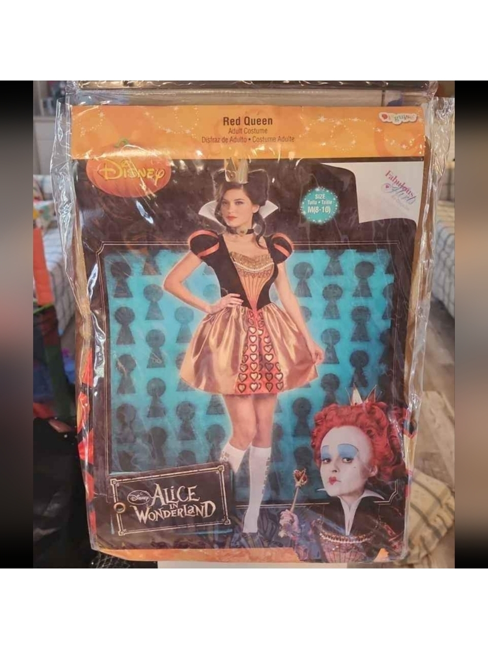 Disguise Red and Gold Queen Costume for Women